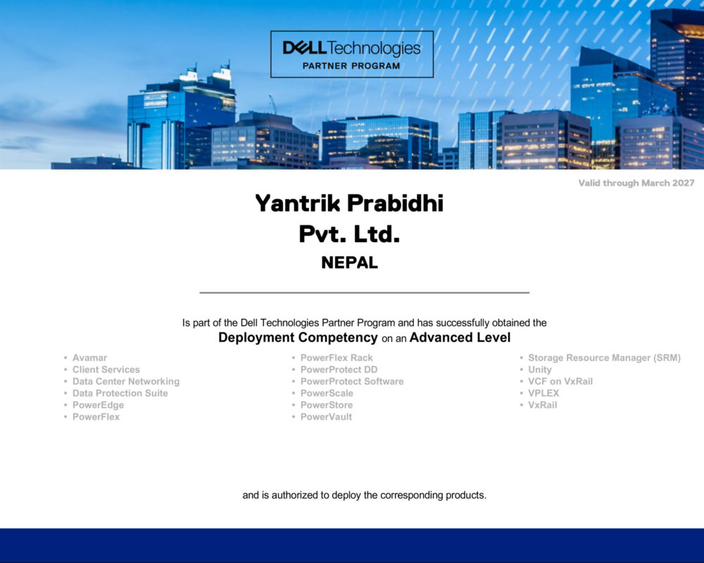 Dell Partner - Yantrik